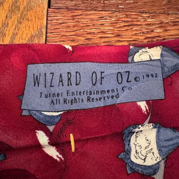 VTG The Wizard of Oz Tin Man Silk Tie Father’s Day The Wiz American Film Classic - Picture 6 of 9